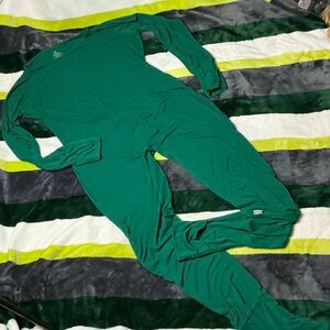 THE SIMPLE SEED Green One-Piece Pajama SIZE XL